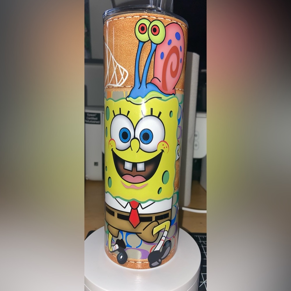 SpongeBob Coach Sublimation Metal Tumbler